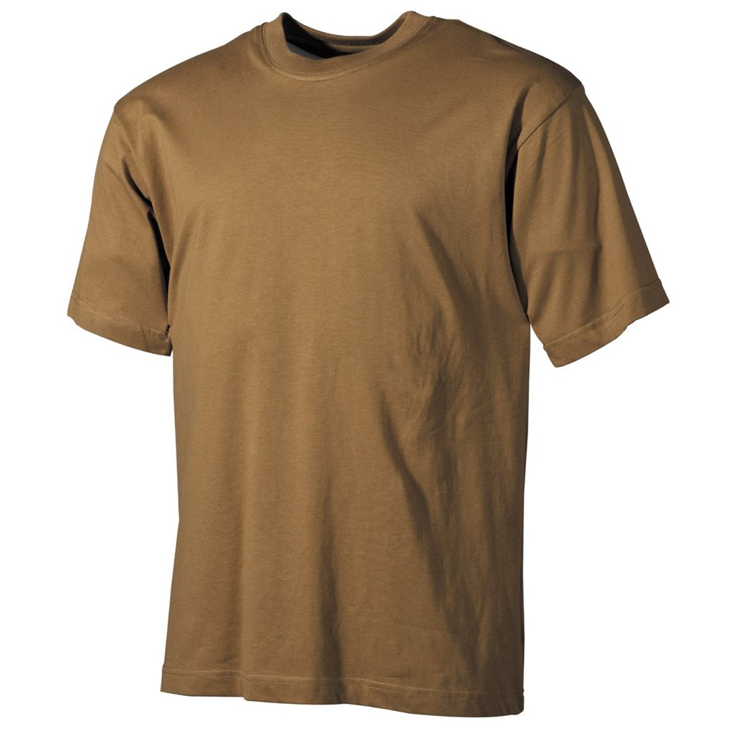 Camiseta US Style COYOTE color coyote, manga corta, 100% algodón 170 g/m²