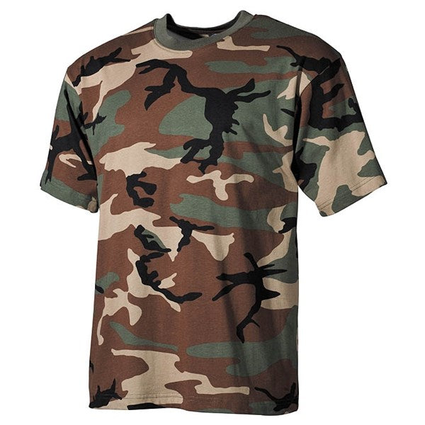 Camiseta manga corta US WOODLAND 100% algodon 170 g/m²