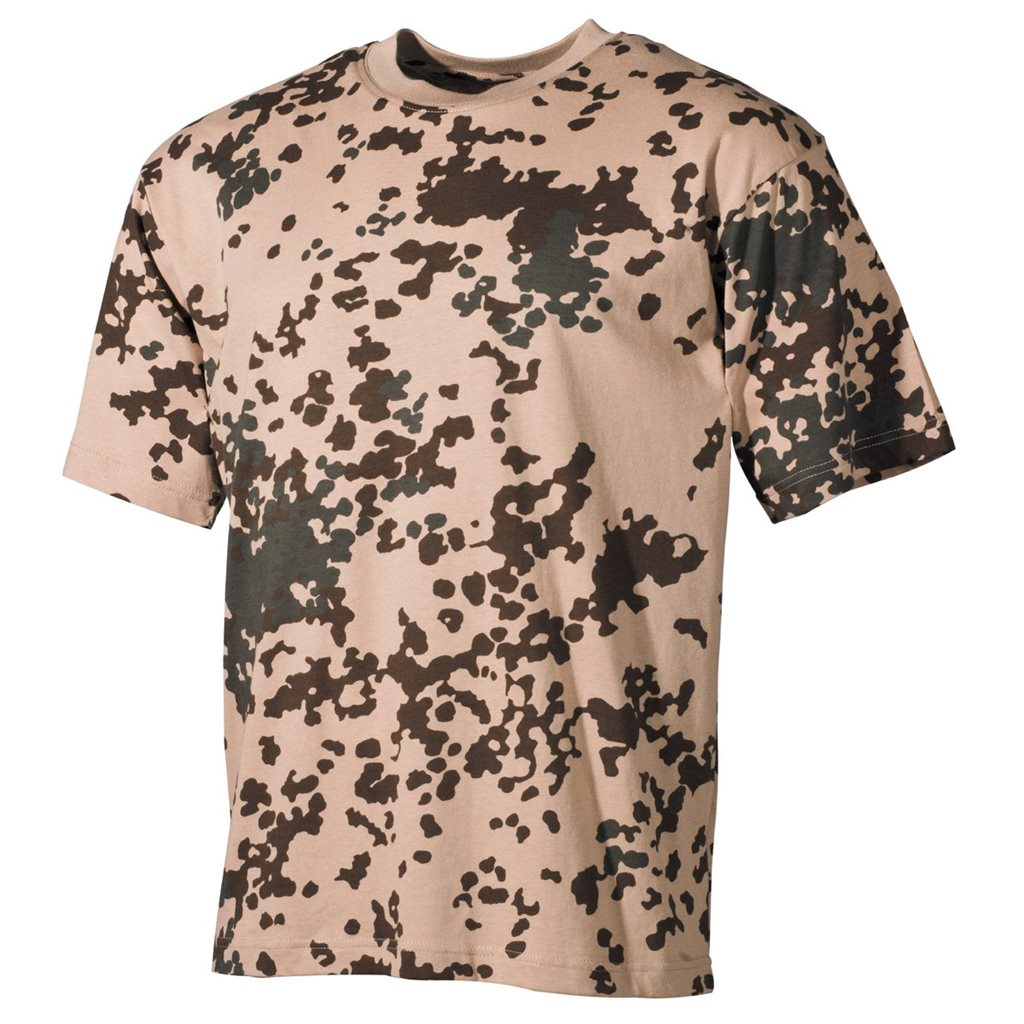 Camiseta 100% algodón manga corta TROPENTARN camuflaje