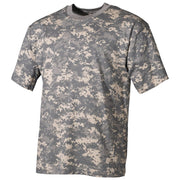 Camiseta ACU digital, camuflaje, 100% algodón, 170 g/m²