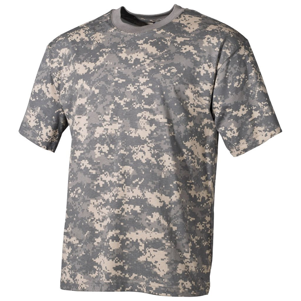 Camiseta ACU digital, camuflaje, 100% algodón, 170 g/m²