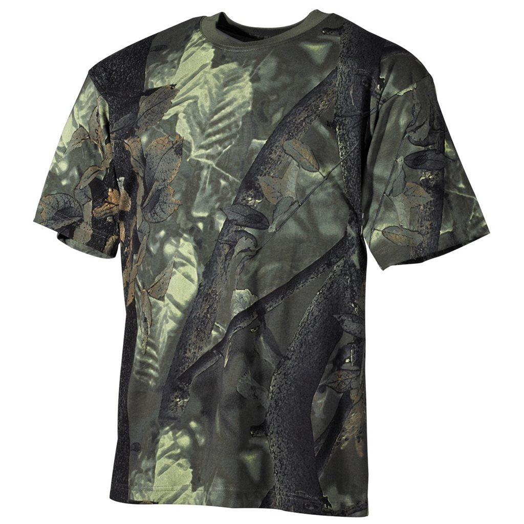 Camiseta Triko HUNTER GREEN 100% algodon 170 g/m² camuflaje manga corta