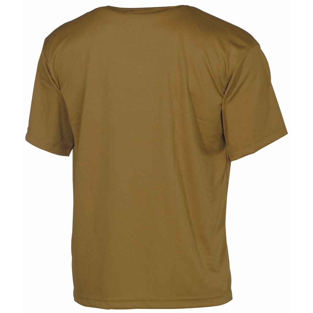 Camiseta Triko Tactical COYOTE - manga corta, transpirable y de secado rápido (100% poliéster 160 g/m²)