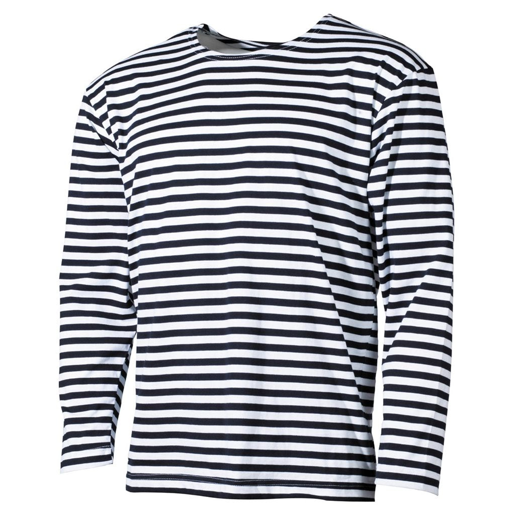 Camiseta marinera RUSS. MARINE manga larga 100% algodon