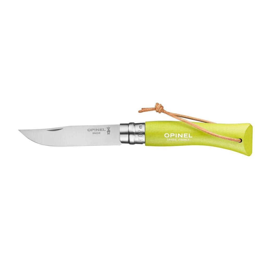 Navaja Opinel VRI No.07 Trekking, mango de haya azul y hoja de 7 cm