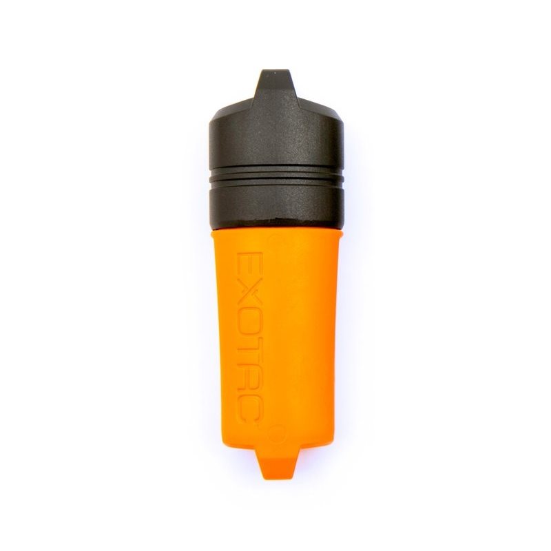 Funda EXOTAC fireSLEEVE naranja para encendedor, impermeable y flotante