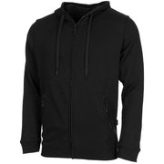 Sudadera JOGGER negra con capucha y dos bolsillos, ligera para uso diario