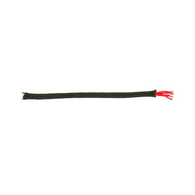 Pack 5 tiradores de cremallera tinderZIP negros con cordón inflamable y funda impermeable