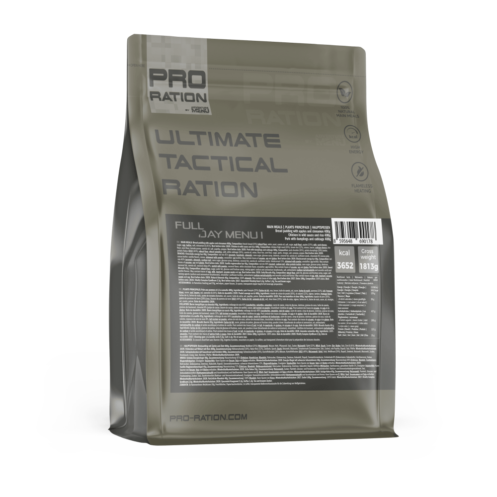 Ultimate Tactical Ration FULL DAY MENU I