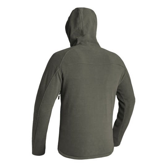 Sudadera INSTRUCTOR Polar Fleece verde con capucha, tejido FLEECE-TECH