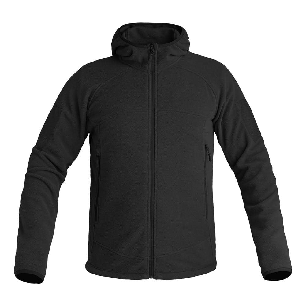 Sudadera con capucha INSTRUCTOR Polar Fleece negra (tejido FLEECE-TECH)