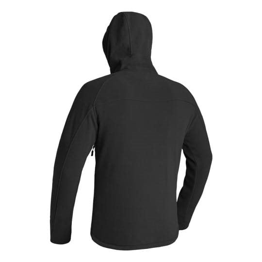 Sudadera con capucha INSTRUCTOR Polar Fleece negra (tejido FLEECE-TECH)