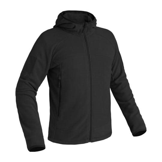 Sudadera con capucha INSTRUCTOR Polar Fleece negra (tejido FLEECE-TECH)