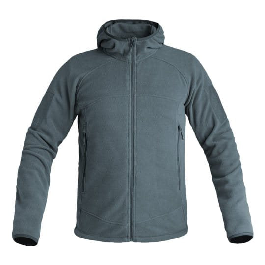 Sudadera INSTRUCTOR polar fleece gris con capucha