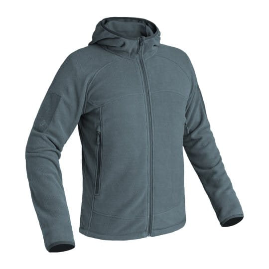 Sudadera INSTRUCTOR polar fleece gris con capucha