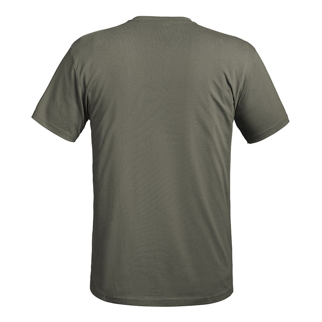 Camiseta STRONG verde de manga corta en algodón certificado OEKO-TEX
