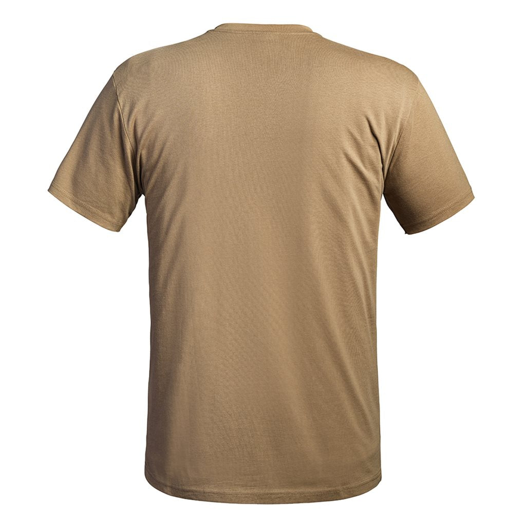 Camiseta STRONG manga corta TAN de algodon certificado OEKO-TEX