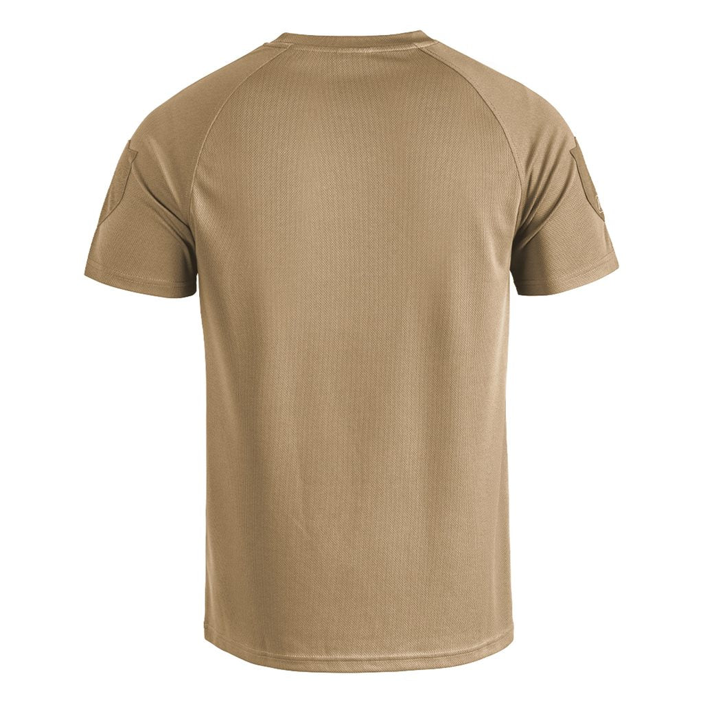 Camiseta funcional STRONG AIRFLOW GEN 2 manga corta color tan vista frontal