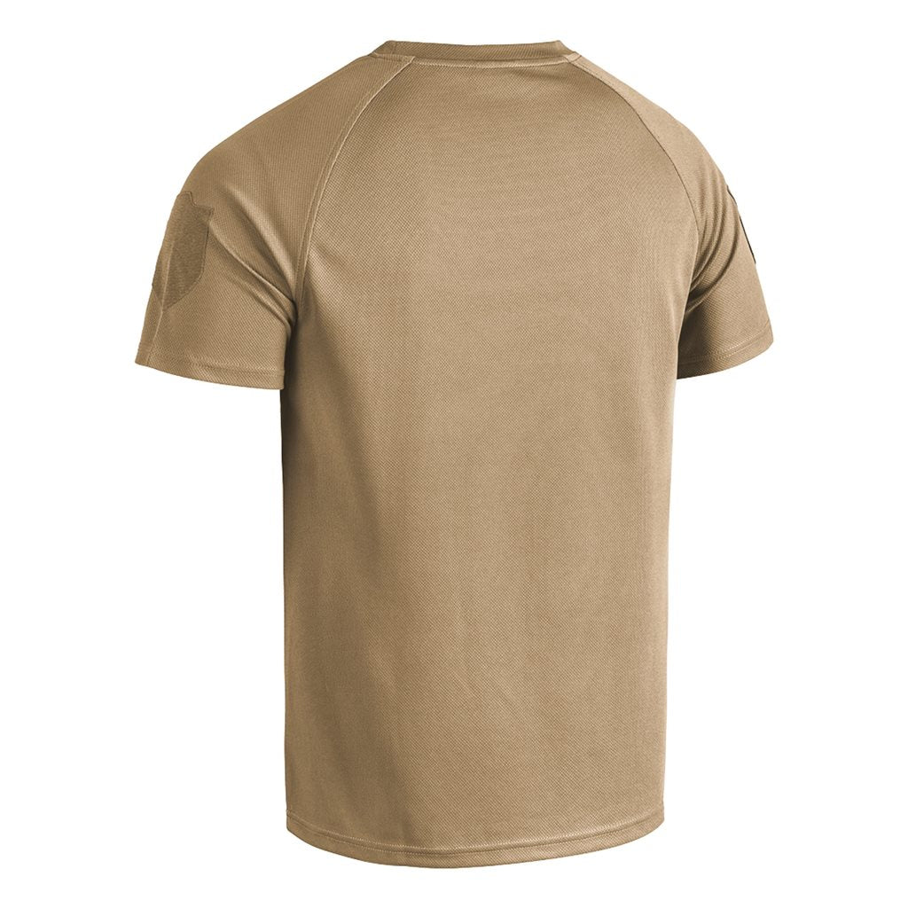 Camiseta funcional STRONG AIRFLOW GEN 2 manga corta color tan vista frontal