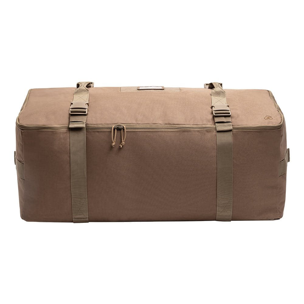 Bolsa transporte TRANSALL 160 L negra en poliéster HRF 600D con tratamiento DWR-TECH y múltiples asas