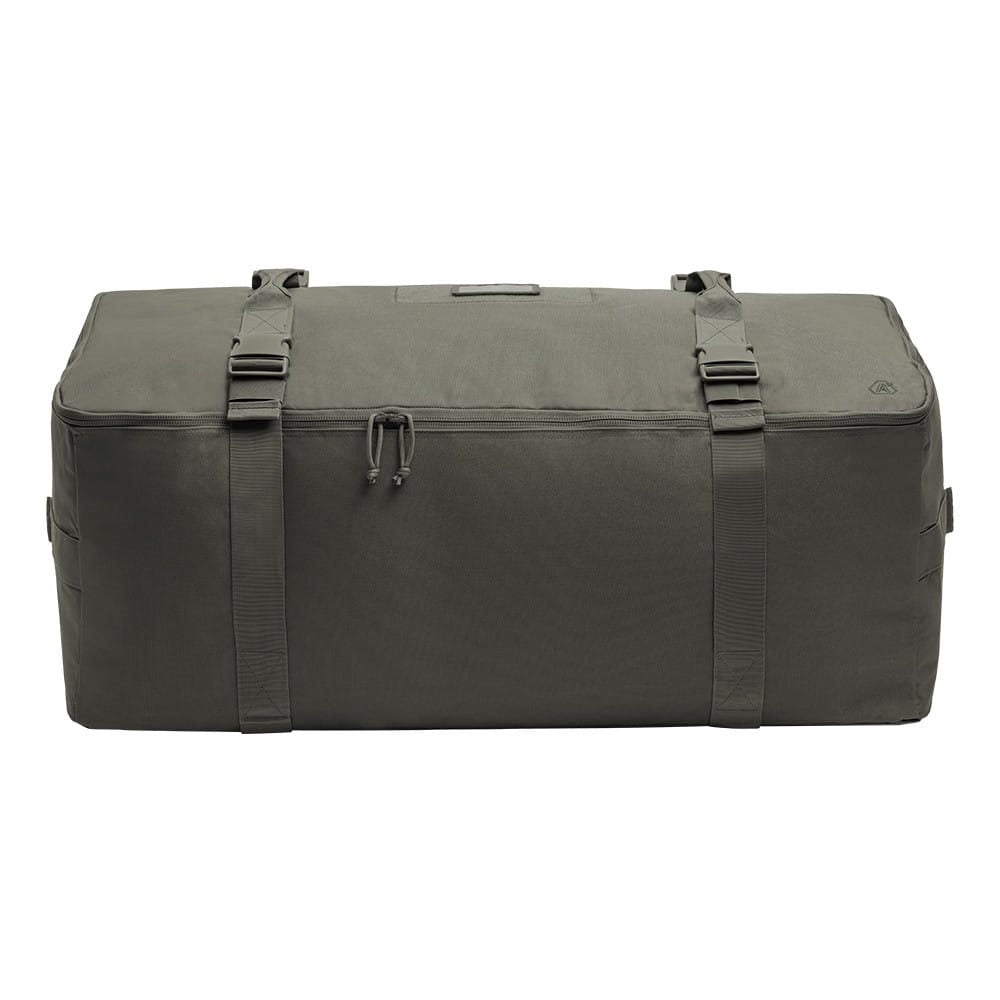 Bolsa transporte TRANSALL 160 L negra en poliéster HRF 600D con tratamiento DWR-TECH y múltiples asas