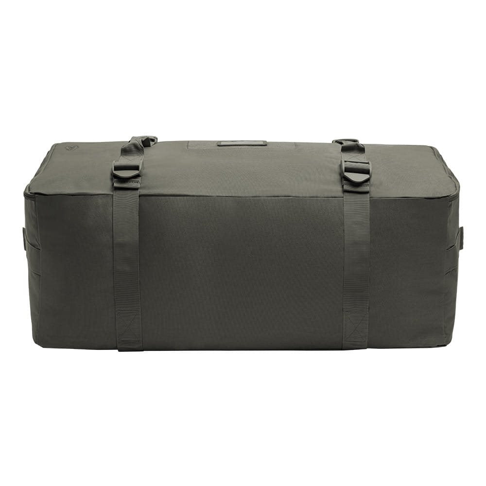 Bolsa transporte TRANSALL 160 L negra en poliéster HRF 600D con tratamiento DWR-TECH y múltiples asas