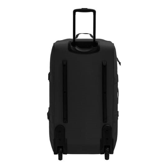 Bolsa de viaje TRANSALL 120 L negra con ruedas y compartimento principal dividido, tejido polyester HRF 600D con acabado DWR-TECH