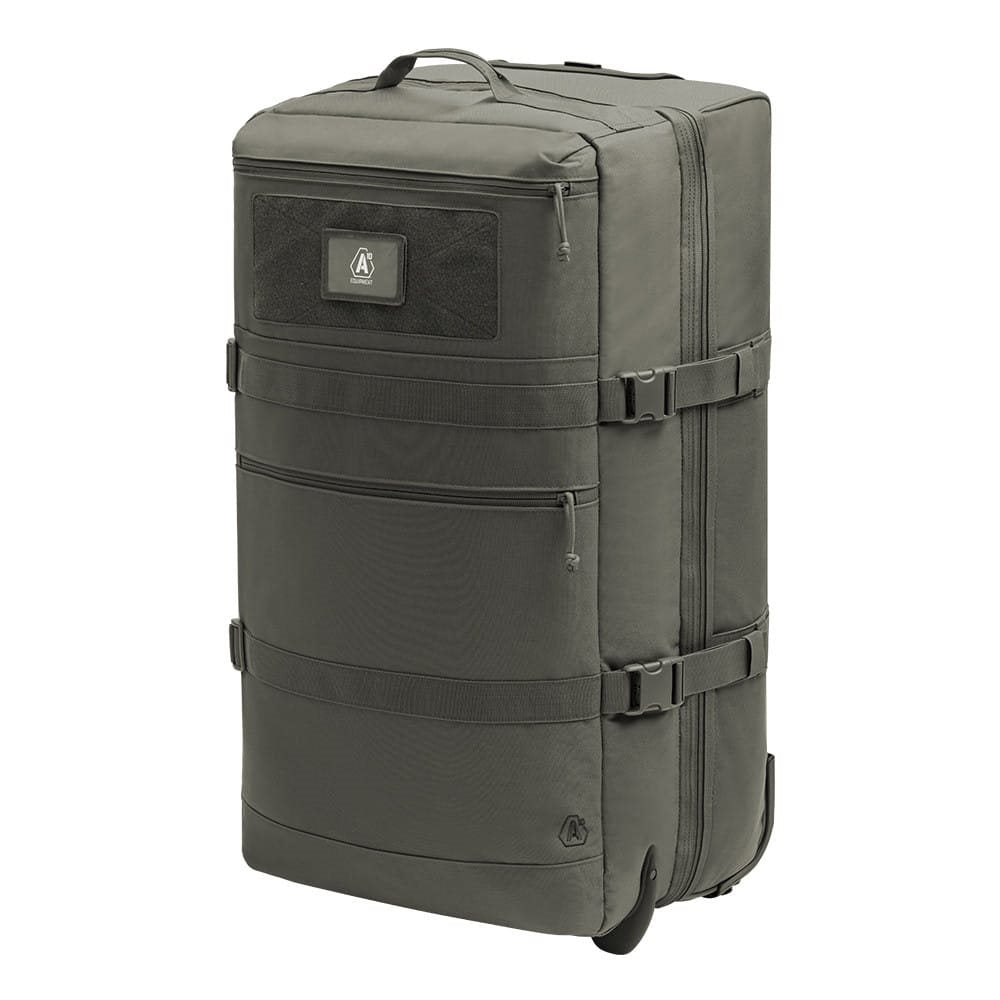 Bolsa de viaje TRANSALL 120 L negra con ruedas y compartimento dividido