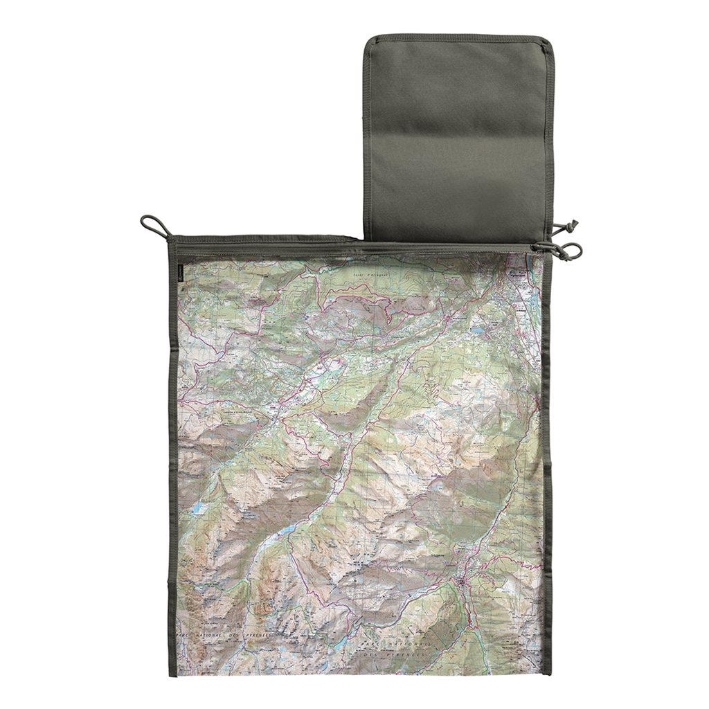 Funda EXPEDITION verde para mapa con bolsillo