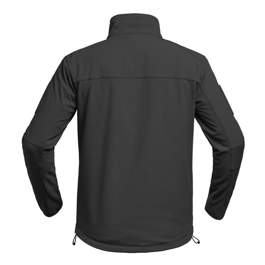 Chaqueta softshell FIGHTER negra con membrana X-PERF 3000 mm