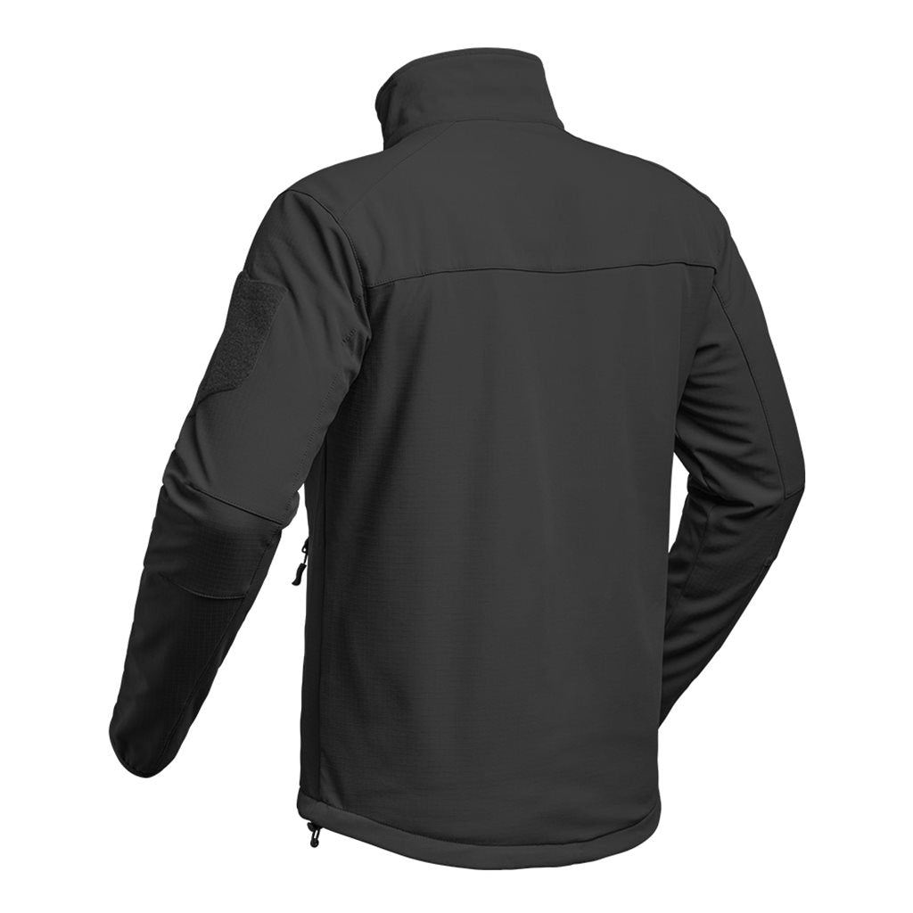 Chaqueta softshell FIGHTER negra con membrana X-PERF 3000 mm