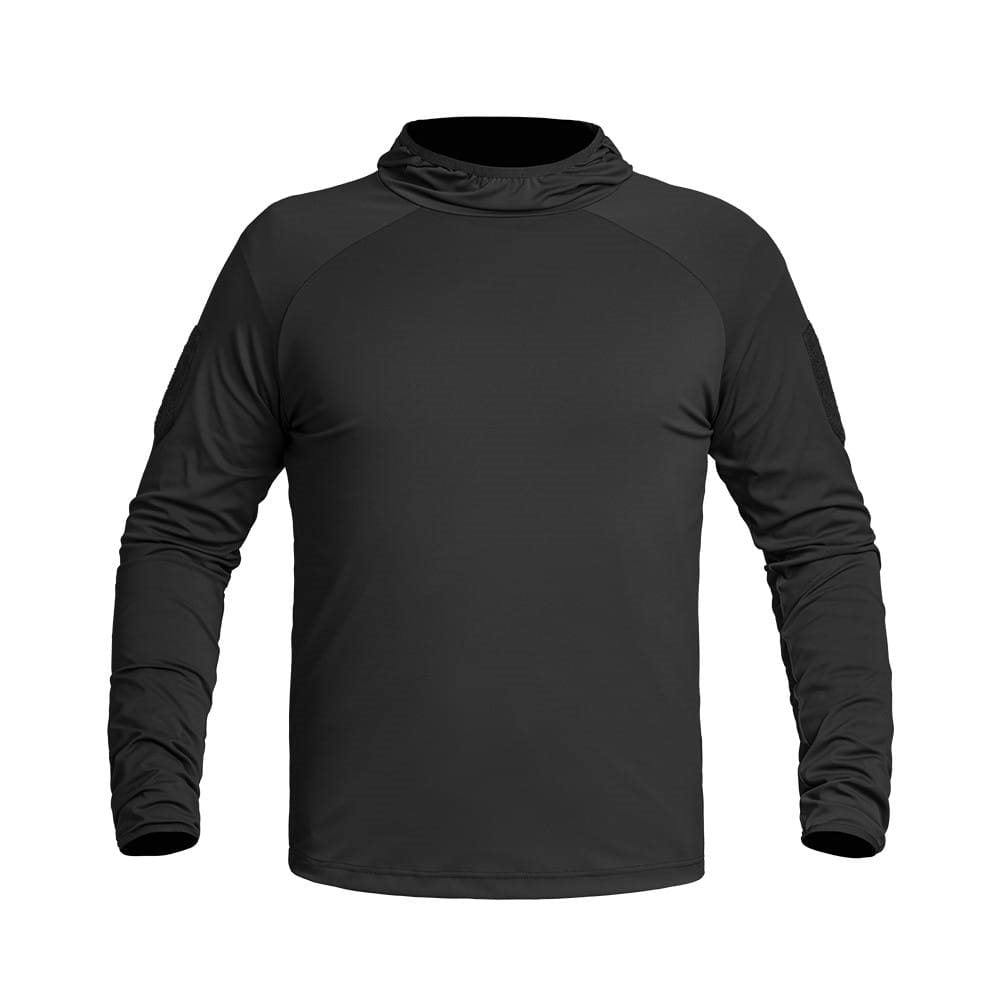 Camiseta funcional INSTRUCTOR X-MOVE con capucha negra