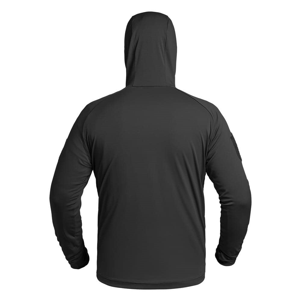 Camiseta funcional INSTRUCTOR X-MOVE con capucha negra