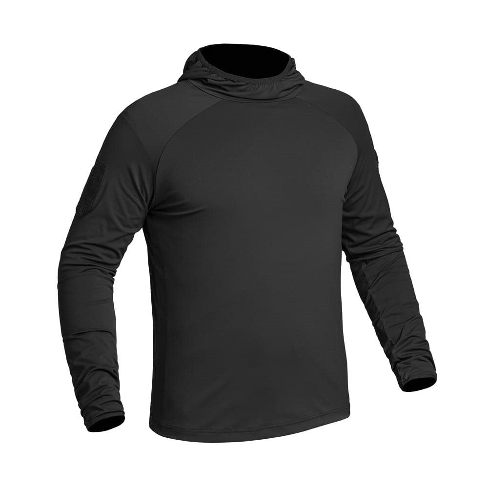 Camiseta funcional INSTRUCTOR X-MOVE con capucha negra