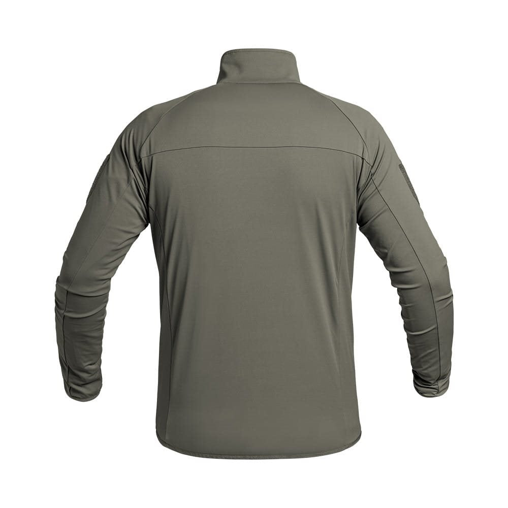 Sudadera técnica INSTRUCTOR X-MOVE verde con cremallera, corte ajustado