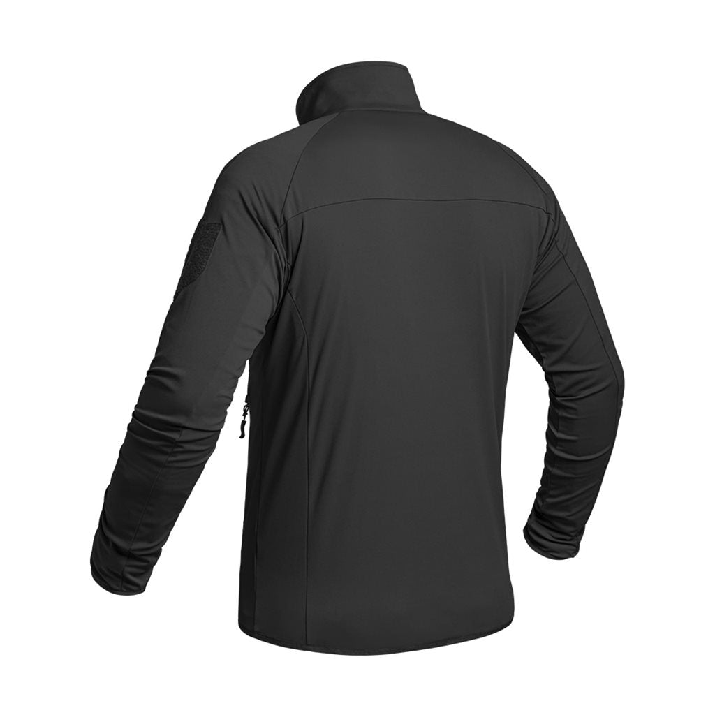 Sudadera técnica INSTRUCTOR X-MOVE negra con cremallera y cuello alto
