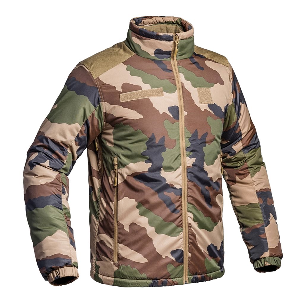Chaqueta softshell FIGHTER XMF 120 camuflaje CCE, acolchada, adecuada de +5°C a -5°C