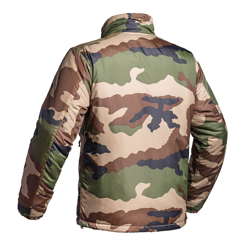 Chaqueta softshell FIGHTER XMF 120 camuflaje CCE, acolchada, adecuada de +5°C a -5°C