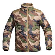 Chaqueta softshell FIGHTER XMF 120 camuflaje CCE, acolchada, adecuada de +5°C a -5°C