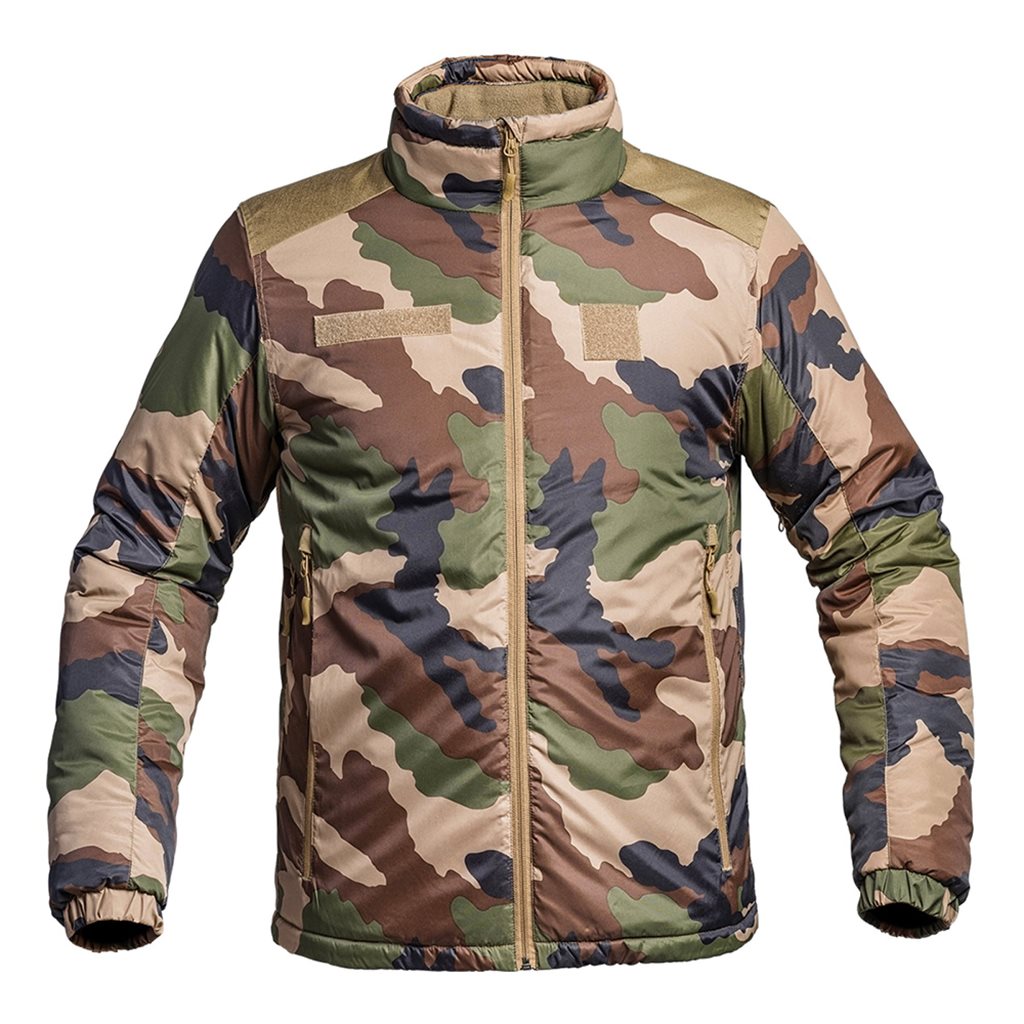 Chaqueta softshell FIGHTER XMF 120 camuflaje CCE, acolchada, adecuada de +5°C a -5°C