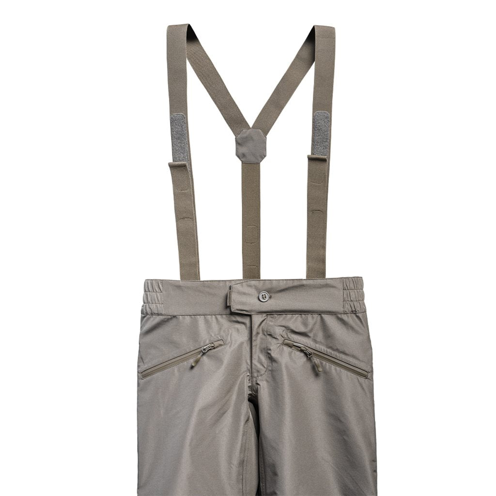 Pantalones hardshell FIGHTER verdes con membrana — pantalón de cambio funcional