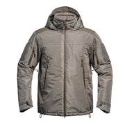 Parka FIGHTER XMF 200 hardshell verde, acolchada con membrana resistente y cómoda