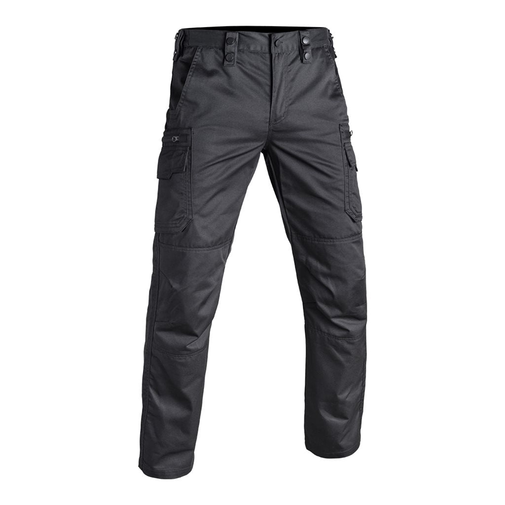Pantalones SECU-ONE V2 negros, corte slim, cómodos y profesionales, tejido mixto resistente