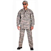 Conjunto US ACU rip-stop AT-DIGITA: pantalón con bolsillos y chaqueta con paneles para parches
