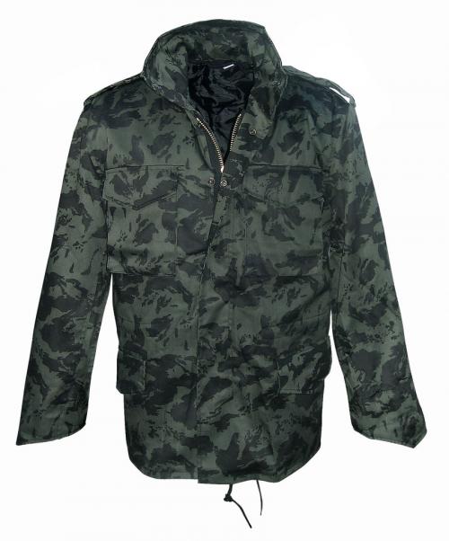Chaqueta US M65 Taiga Camo con forro desmontable, camuflaje Taiga