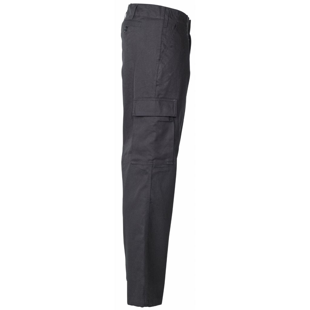 Pantalones estilo Bundeswehr moleskin 100% algodón negro