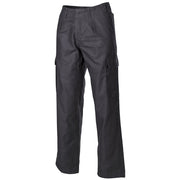 Pantalones BW moleskin negros, estilo Bundeswehr, 100% algodón