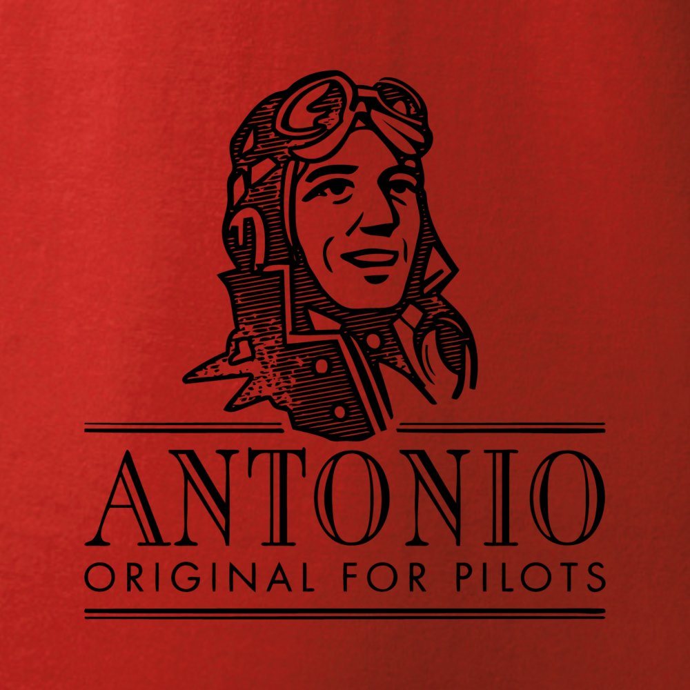 Camiseta roja EXTRA 300 inspirada en el avión acrobático AEROBATICA