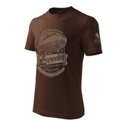 Camiseta de algodón con motivo del dirigible Zeppelin