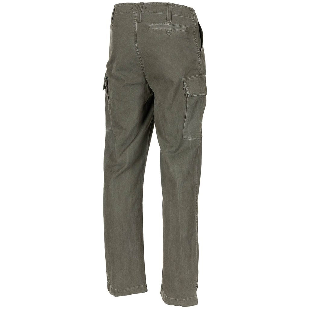 Pantalones BW moleskin stonewashed verdes